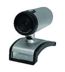Digital Innovations Chatcam Black 1.3 MP Web Cam Face Tracking Snapshot Button Plug & Play