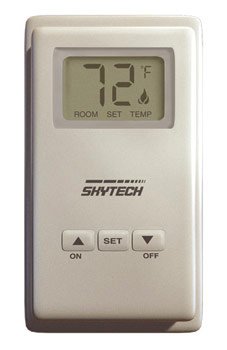 Skytech TS/R-2 Wireless Wall Mounted Thermostat Fireplace Remote Control