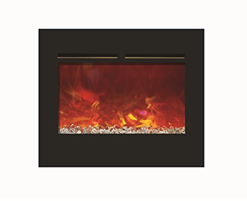 Amantii Zero Clearance Series Built-in Flush Mount Electric Fireplace, 30-Inch