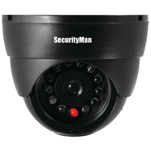 1 – Simulated Indoor Dome Camera with LED, Deters unwanted intruders at just a fraction of the cost of a real camera, Looks like a real indoor dome security camera, SM-320S