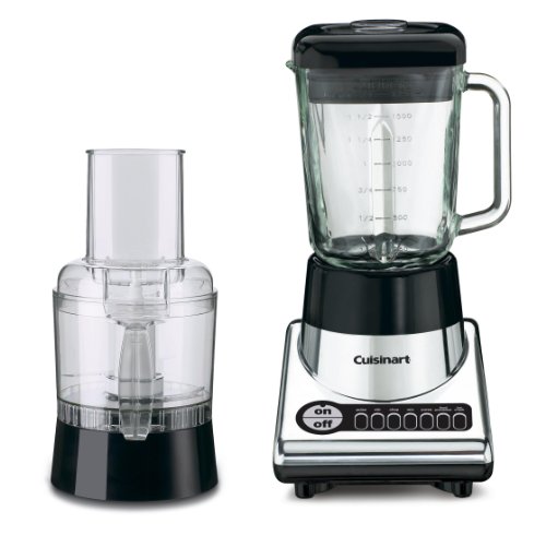 Cuisinart BFP-10CH PowerBlend Duet Blender and Food Processor, Chrome and Black Reviews
