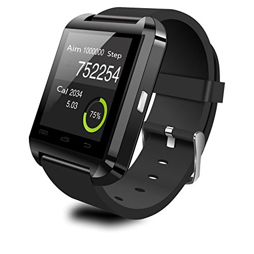 Geekbuying U8 Bluetooth Smart Watch Perfect fit for Android Smartphone Galaxy S5/S4/S3 Note3/Note2, HTC, Motorola, LG – Only Basic function for iPhone 5S/5C/5/4S/4
