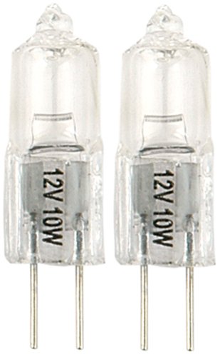 Moonrays 95517 10-Watt Halogen Bi-pin Replacements, 2 Pack