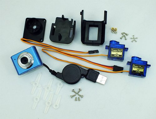 Web Cam 3-axis Servo Kit for Real Time Video for pcDuino