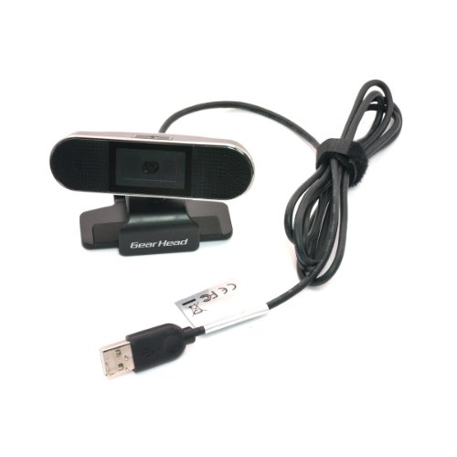 Gear Head 8MP 1080P HD Webcam with Dual Microphone (WC8500HD)