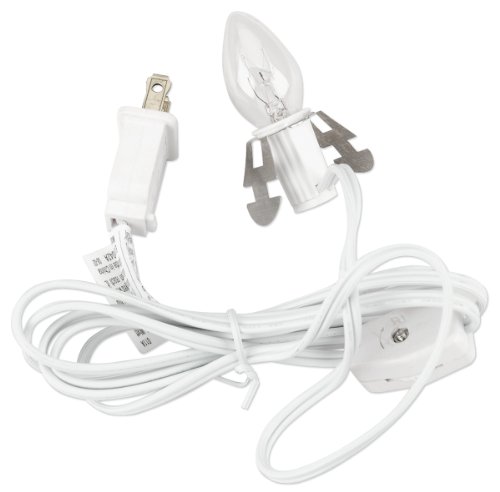Darice 6402 Accessory Cord with 1 Lights, 6-Feet, White Reviews