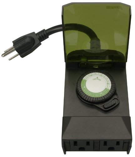Woods 50011 Outdoor 24-Hour Mechanical Outlet Timer Box