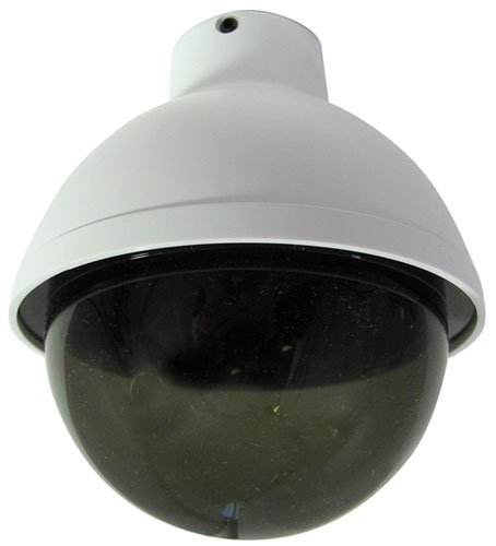 CCTV mini dome pendant mount camera housing, white