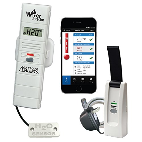 La Crosse Alerts 926-25104-WGB Wireless Monitor System Set with Water Leak Probe