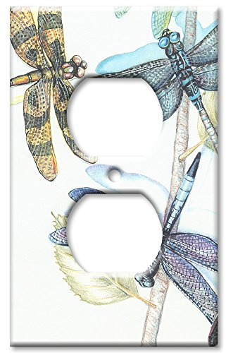 Art Plates – Dragonflies Switch Plate – Outlet Cover