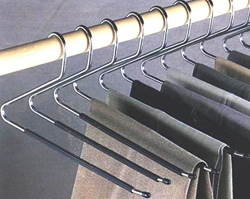12 piece set of Jobar Slacks Hangers Open Ended pants Easy Slide Organizers