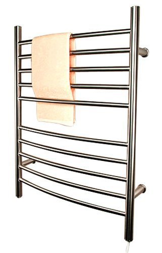 Radiant Plug-In Curved Towel Warmer Brushed By Amba