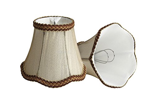 LightingCraft Clip-On Fabric Lamp Shades, Set of 2, 2.74*5.12*4.72 inch