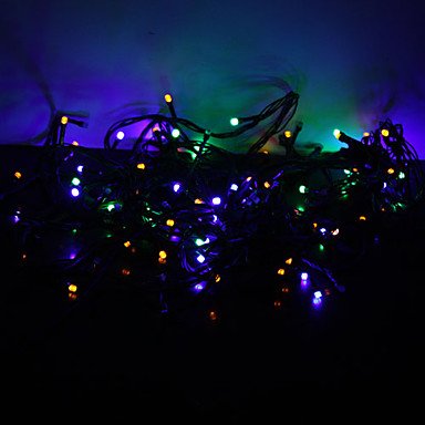 LWW-10M 100-LED Colorful Light 8-Mode LED Fairy String Lamp for Christmas (220V)