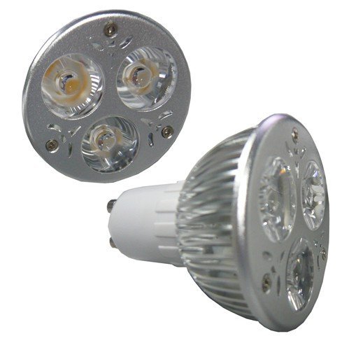 2 x Dimmable GU10 LED Light Bulbs High Power Spotlight equivalent to 60W Halogen Bulb(AC 110V, 6W, WarmWhite)