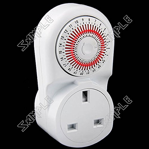 ( LittleSomething ) 24-hour Mechanical Timer Switch Security Time Controller Plug Appliance 240v 50Hz 13A (electrical tools)