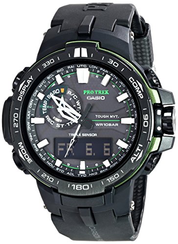Casio Men’s PRW-6000Y-1ACR Pro Trek Analog-Digital Display Quartz Black Watch