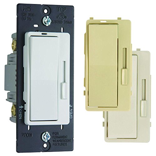 700-Watt Single Pole/3-Way Decorator Dimmer with Interchangeable Color Paddles