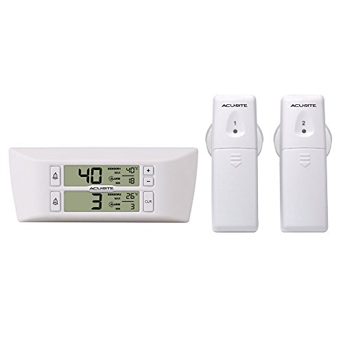 AcuRite 00986 Refrigerator/Freezer Wireless Digital Thermometer