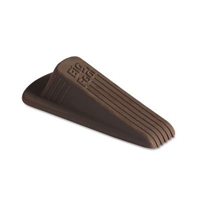 Master Caster Big Foot Office Doorstops, 4.75 x 2.25 x 1.25 Inches, Brown, 2/Pack (00971)