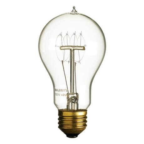 Prefect Antique Vintage Light Bulb 120V Industrial Filament E26 (Not Include Fixture) (A19 (60W ))