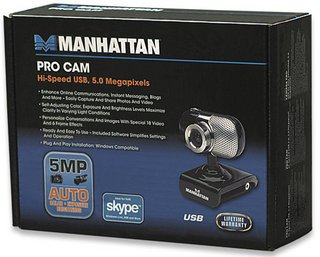 MANHATTAN 5.0 Megapixels Hi-Speed USB Webcam 500 SX (460491)