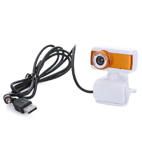 USB 2.0 50.0M HD Webcam Camera Web Cam With MIC For Computer Desktop PC Laptop, Orange