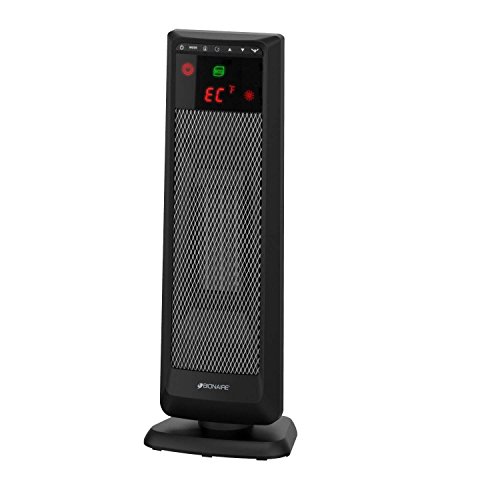 BCH8713CRE-BM Bionaire Oscillating Ceramic Tower Heater w LED Display & Remote