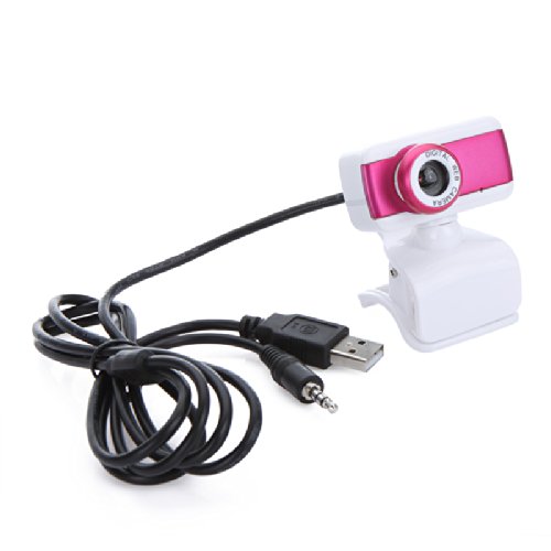 USB 2.0 50.0M HD Webcam Camera Web Cam With MIC For Computer Desktop PC Laptop, Rose