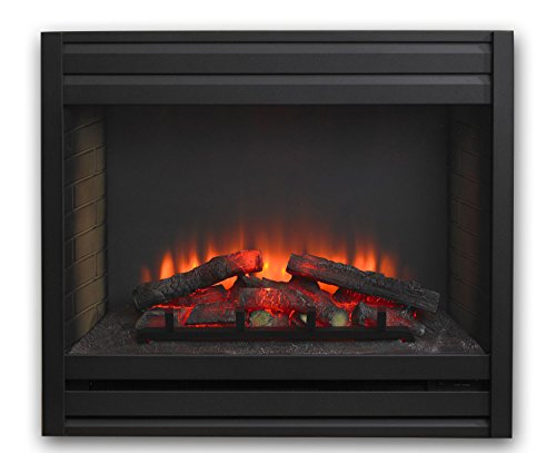 GreatCo Gallery Series Built-in Electric Fireplace with Louvered Front, 41-Inch