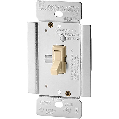 Trace 1000-Watt Dimmer with Combination Single-Pole 3-Way Unit – Ivory