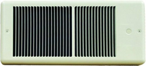 Low Profile 2560 BTU Single Pole Electric Wall Space Heater without Wall Box Finish: Ivory