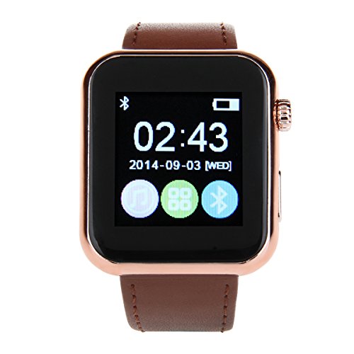 Atongm AW08 1.44 Inch Capacitive Screen Bluetooth V4.1 Smart Watch – Coffee Reviews