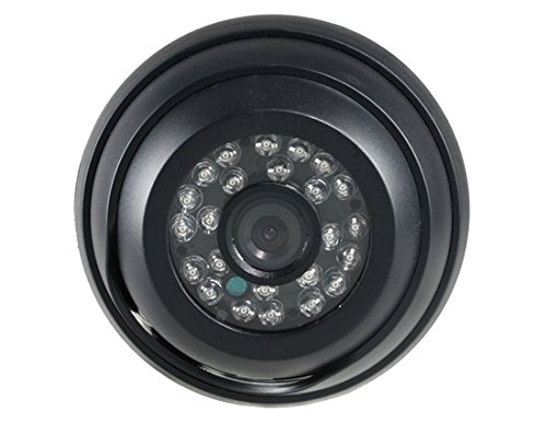 HUMPS YA-869C Mini CMOS Surveillance Security Camera with 24-LED Night Vision (Black)