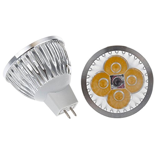 (Pack of 10)Aiboo LED MR16 Spotlight 12V 4W (440 Lumen – 50 Watt Equivalent) 60 Degree Beam angle (Cold white)
