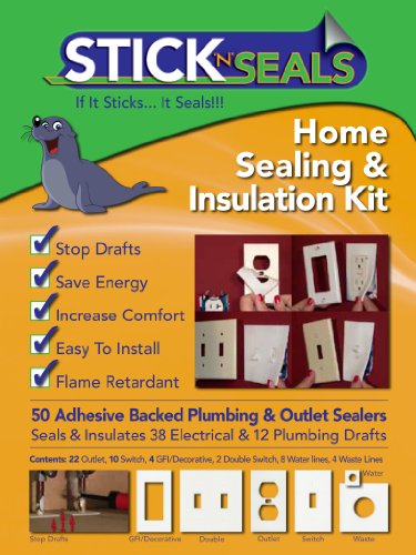50 Pack Stick ‘N’ Seal Home Sealing Kit