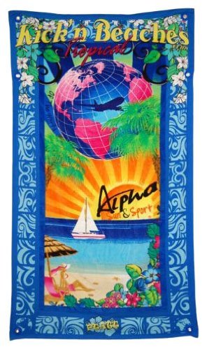 Best Ultimate Luxury Oversized Beach Pool Towel and Bag Hidden Pockets Also Perfect As All in One Cruise Shore Excursion Bag for Kick’n Tropical Beach Lover Enthusiasts It Is Also Fully Wind Resistant Reviews