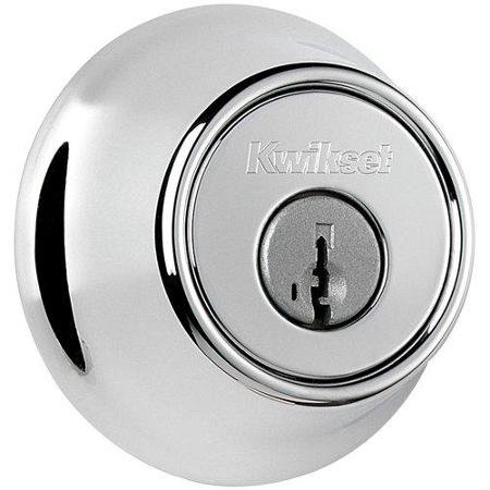 Kwikset 660 26 RCL RCS Single Cylinder Deadbolts in Chrome