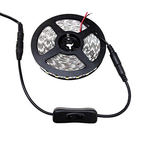 AspenTek Led Strip Light Connector with On/off Switch and Male Female ...