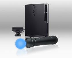 PlayStation Eye camera peripheral with a PS3 and the PlayStation Move controller