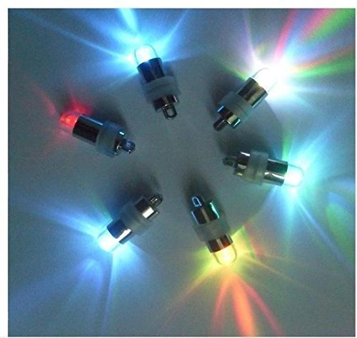 24 SUBMERSIBLE LED Waterproof Balloon Floral Mini Light Wedding Party Multicolor 
