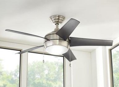  Home  Decorators  44  Windward  Brushed Nickel Ceiling Fan 