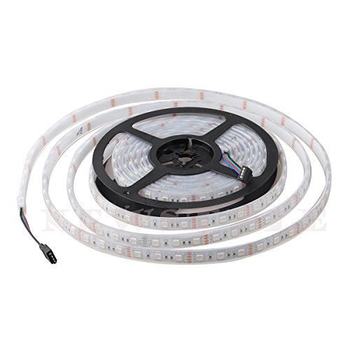 NEWSTYLE SMD5050 Fully Submersible LED Strip, IP68 Waterproof 5M/16Ft ...