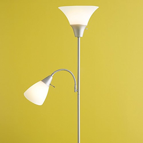 Room Essentials Combo Floor Lamp – Silver – Bulbs & Fittings Ideas