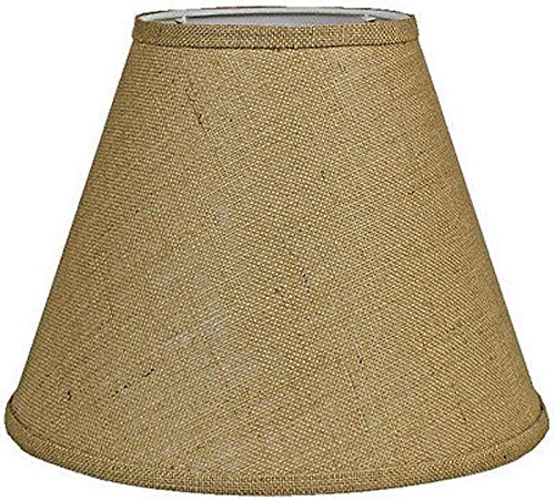 Tapered Burlap Lamp Shade Sizes 8-18″W Vintage Rustic Country ...